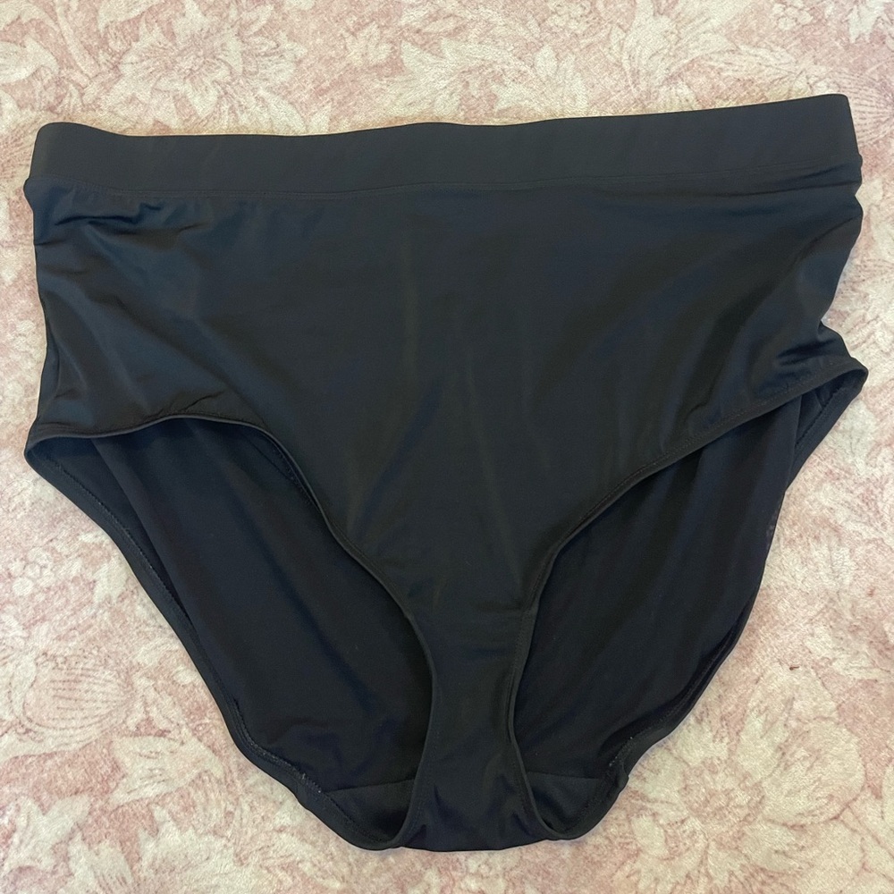 Cacique Black Swim Bottoms